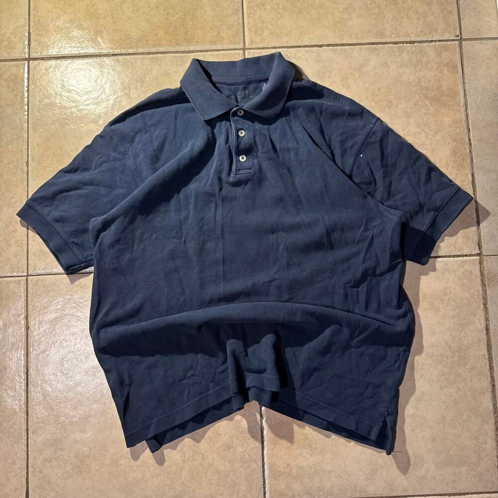 Vintage y2k navy blue gap Polo Size M in Mens